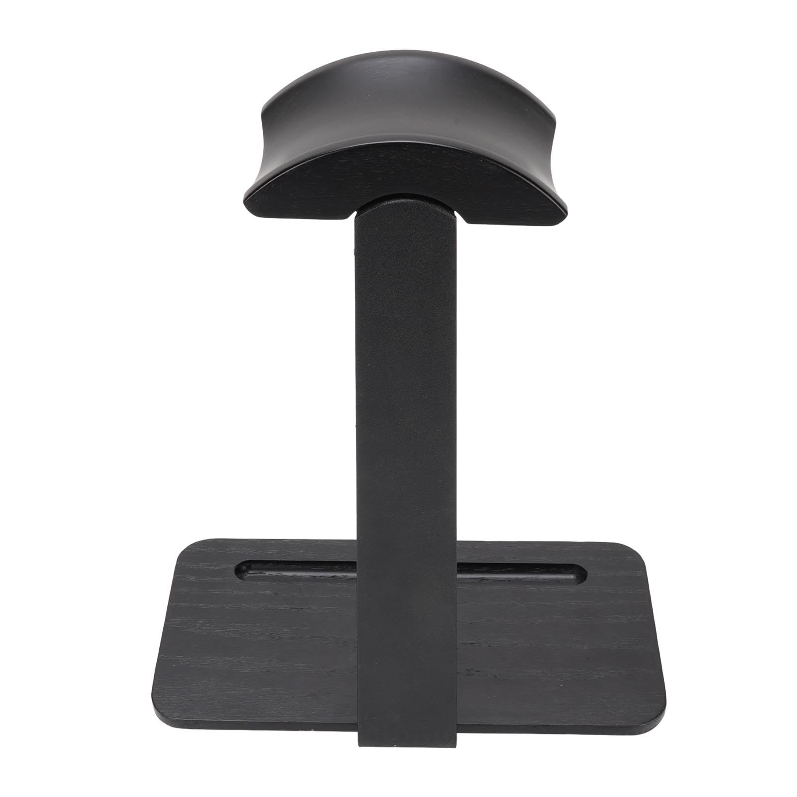Tosuny Supporto per Cuffie in Noce con Base in Lega di Alluminio, per Uso | Anti Slip Desktop Headset Holder, Space Saving Rack for Gaming and Music Headphones