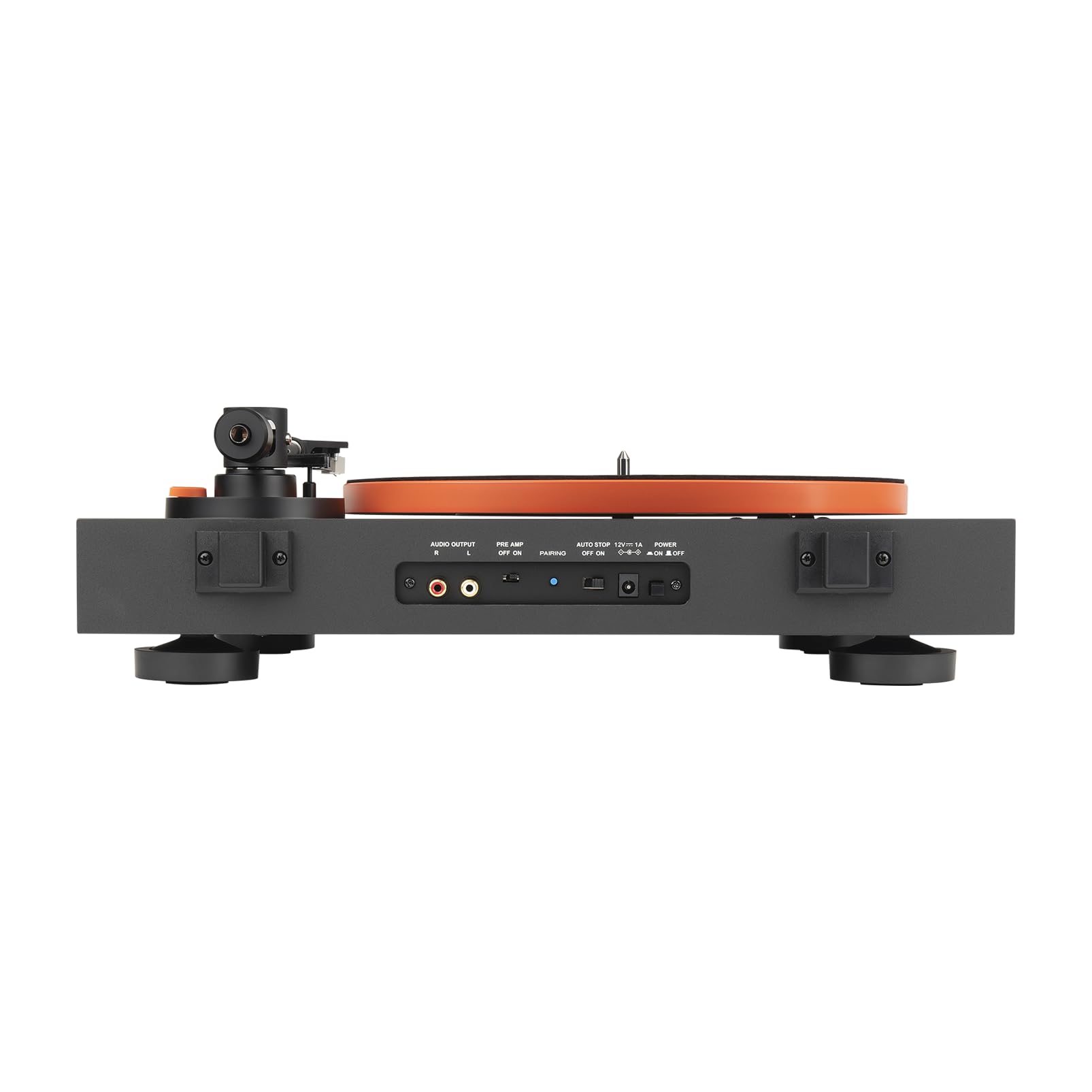 JBL Spinner BT – Hochwertiger Schallplattenspieler mit Bluetooth und aptXTM HD – Schwarz und Orange