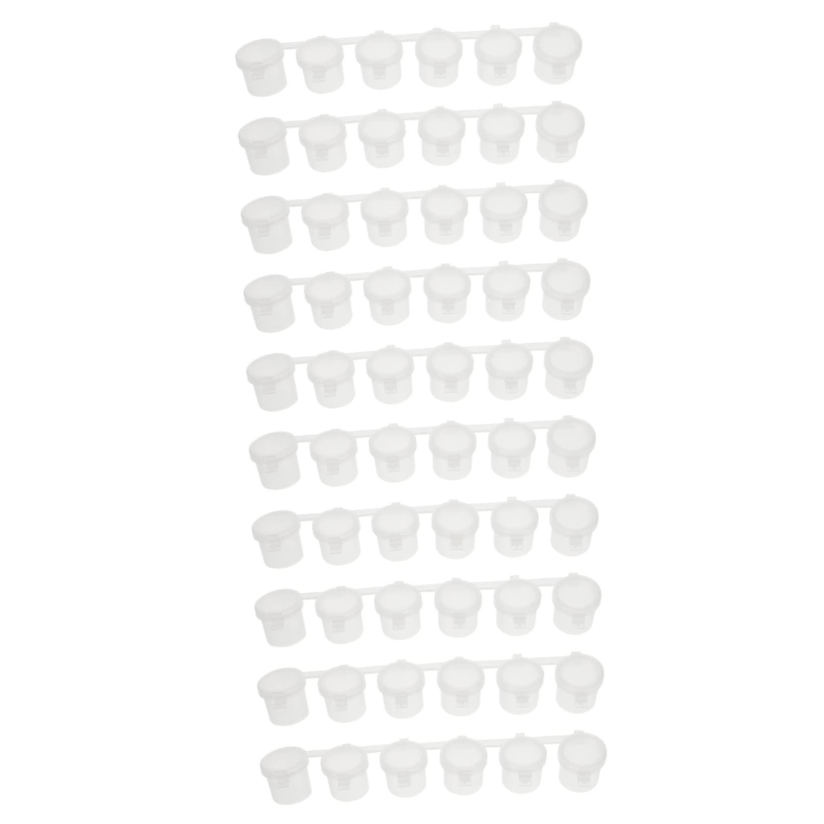 20pièces Pots De Peinture Vides Plastique pour Projets Artistiques Et Boîte De Rangement Compacte Et Légère pour Peinture Et Aquarelle