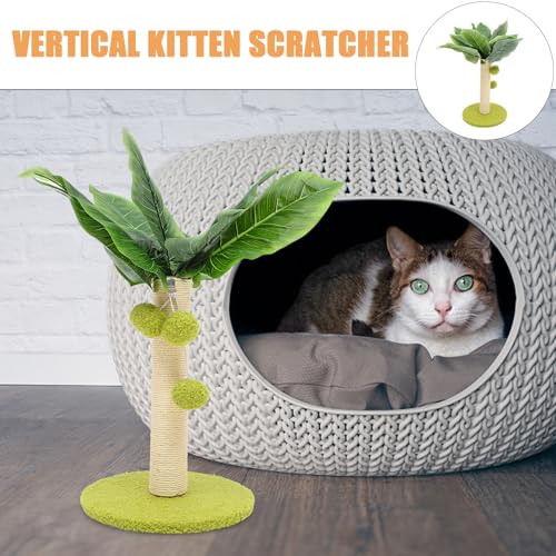 Rascador para Gato con Cuerda de Sisal y Bola Resistente miniatura 3