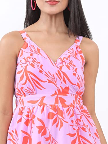 Image of Ketch Women Regular Fit Printed Sleeveless Dress