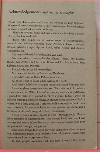 Image of Half Girlfriend English Excellent Secondhand Book