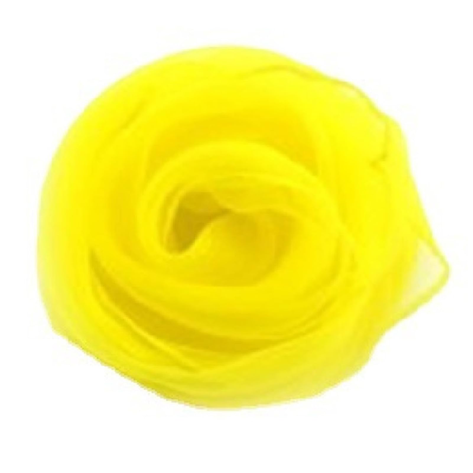 Omabeta Sciarpa da Gioco per Bambini Sciarpa di Seta da Giocoleria Colorata Brillante per Aiuti Educativi sul Ritmo della Musica da Ballo (Gialla)