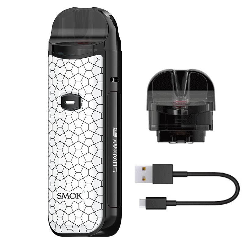 Original SMOK Nord 50W Kit 1800mAh Battery 4ml LP2 Pod 4.5ml Cartridge Fit  Nord LP2 RPM Coil Vaporizer Electronic Cigarette Vape (White Armor) :  Amazon.fr: High-Tech