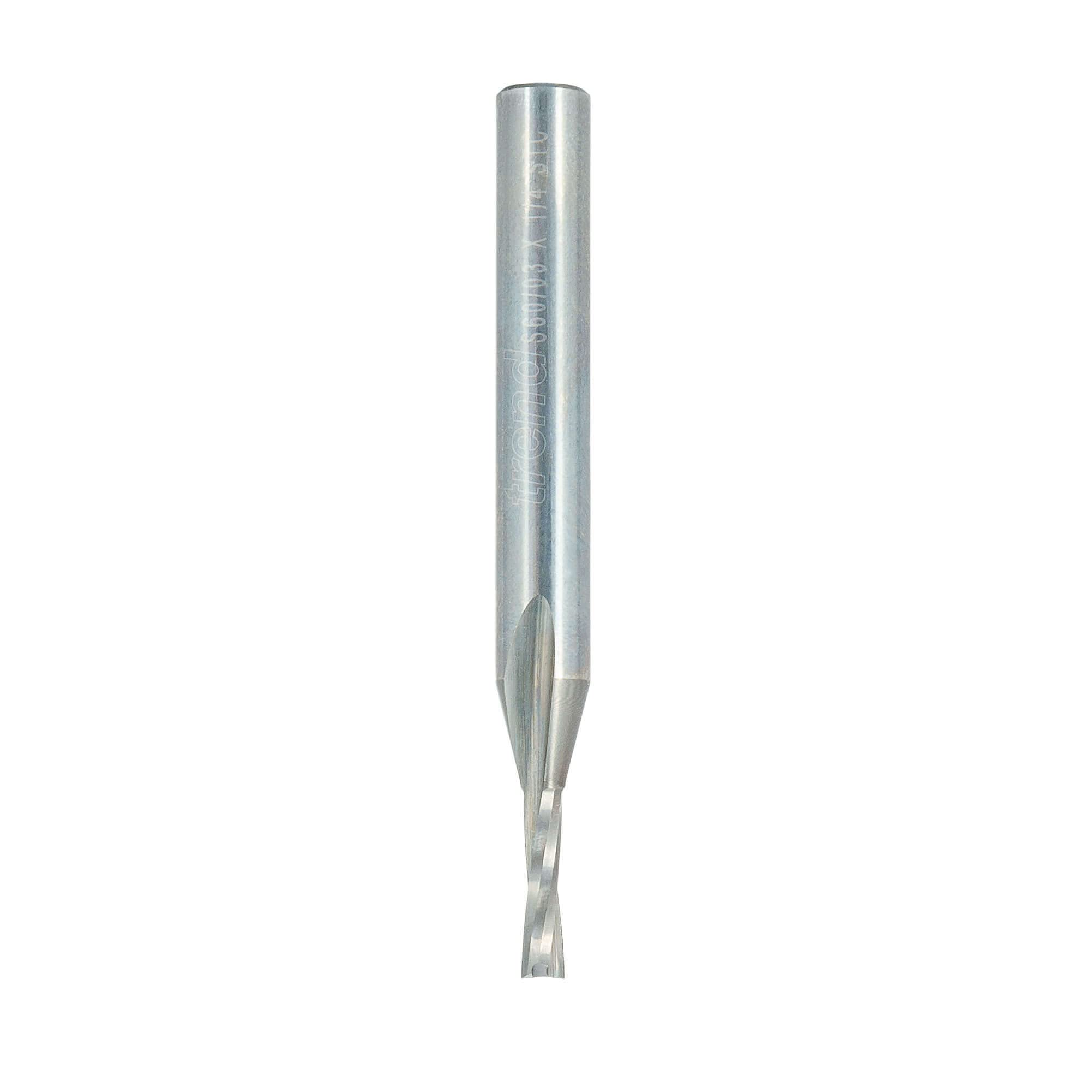 Trend Professional Acrylic Spiral Up-Cut Router Cutter, 1/4 Inch Shank, 3mm Cut Diameter & 12mm Cut Length - Image 4