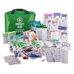 Deca+Med 230+ Piece Premium First Aid Kit with Carry Bag | Safety Essentials for Home, Office, Car, Caravan, Travel, and Camping | Includes Cold Pack, Emergency Blanket, Bandages, Plasters & More