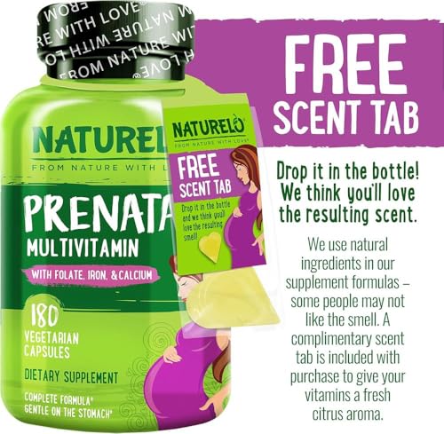 NATURELO Prenatal Multivitamin - Natural Vitamins & Minerals - Active Folate, Iron & Calcium - Essential Nutrients During Pregnancy & Conception - No GMOs - 180 Vegan Capsules | 2 Month Supply - Image 5