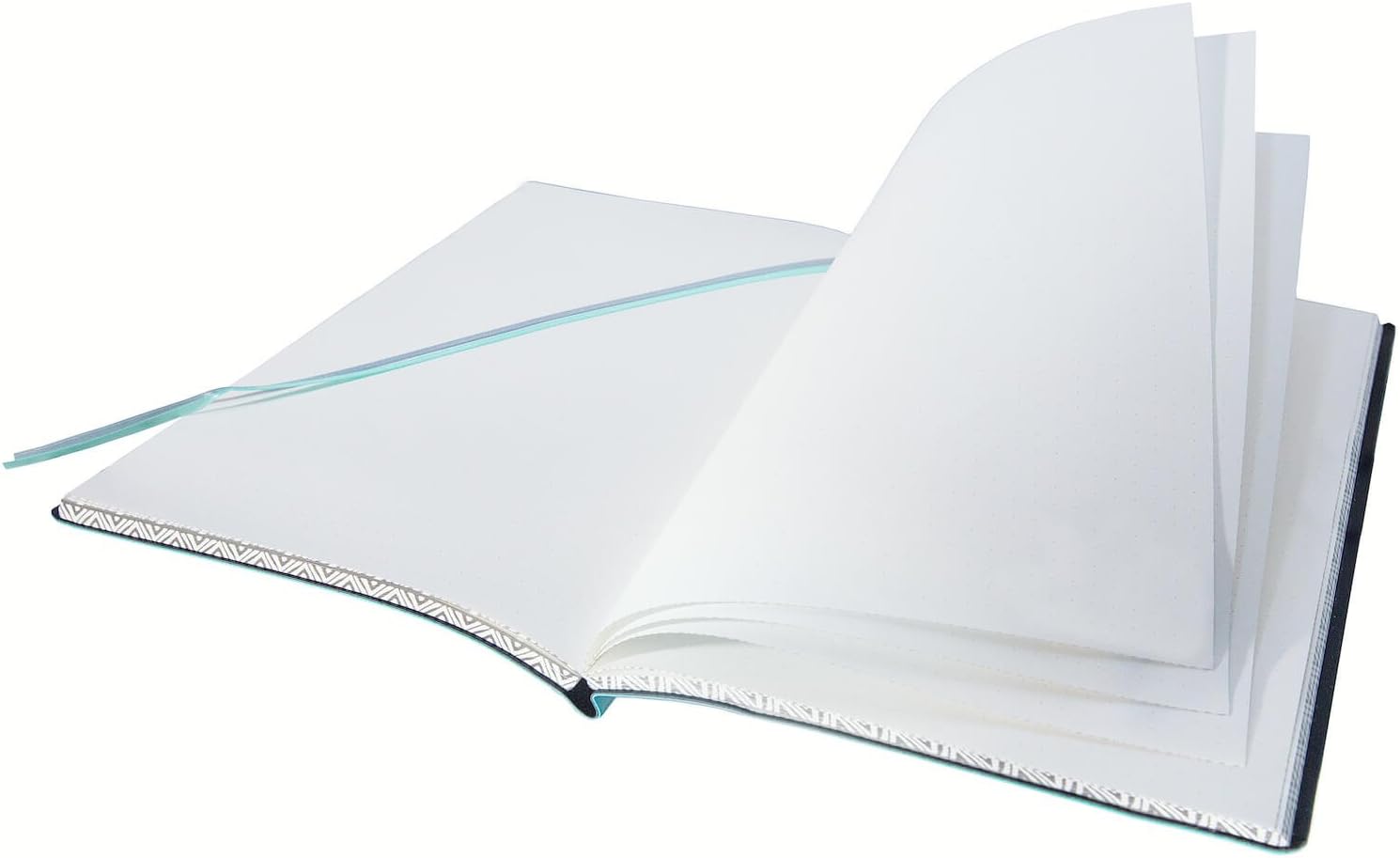 ZenART’s Dotted-Journal Notebook - with a Durable PU Leather Bound Cover, 160 Pages (80 Sheets) of Smooth Ivory Dotted Paper, Size B5 (7” x 10”), Expandable Inner Pocket and 2 Bookmarks