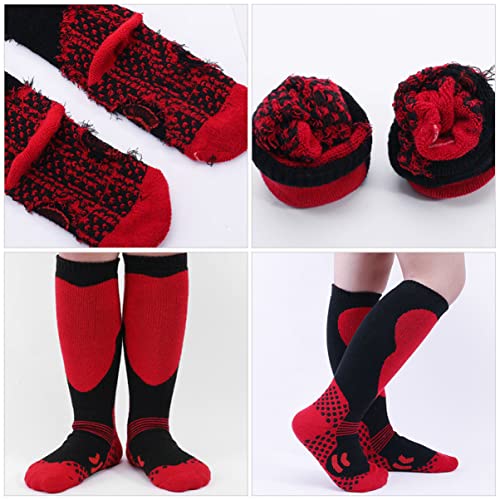 5 Pares Meias De Esqui Para Crianças Meias Quentes Para Crianças Meias Infantis Meias De Neve Crianç