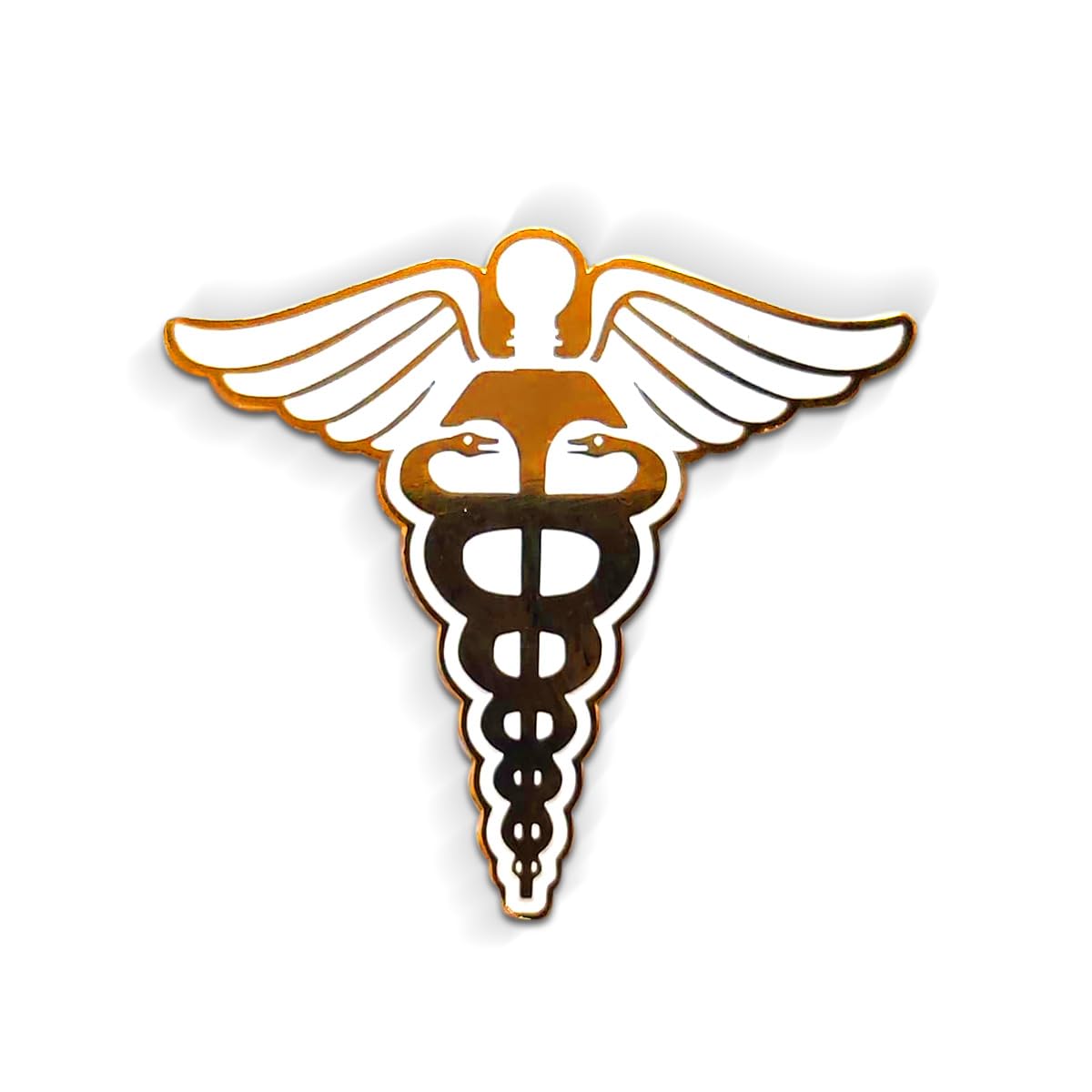 Premium Doctor Metal Brass Brooch Pin | Medical Caduceus Lapel Pin | Unisex Design | Secure Clasp for All-Day Wear | Ideal Gift for Doctors & Healthcare Professionals (1.5 Inches, Gold Finish)-image-34