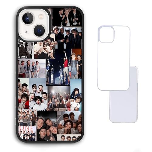 Blue Photo Studio Y2K Collage Niall Styles Horan One 1D Direction Custom Compatible With iPhone 6 7 8 SE 2020 X XR XS 11 12 13 14 15 16 16E Pro Max Plus Mini Bumper Case Custom Personalised Name