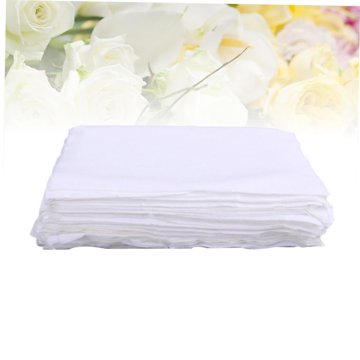 NUOBESTY 100 Paños Antiestáticos Absorbentes de Poliéster para Limpieza Delicada en Producción de Circuitos Electrónicos Color Blanco