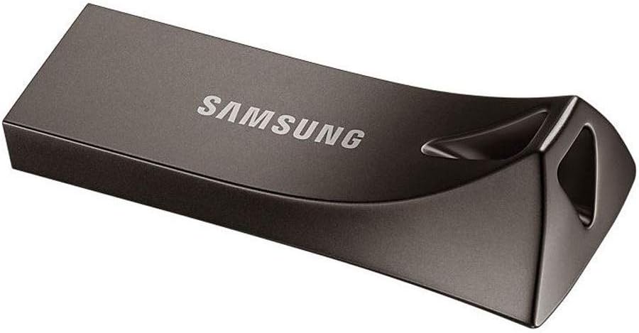 Samsung BAR Plus 256 GB Type-A 300 MB/s USB 3.1 Flash Drive Titan Grey (MUF-256BE4)