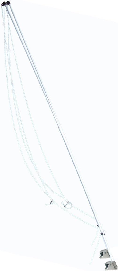 Dock Edge Mooring Whip 14Feet with Lines and Hardware, 5000Pound