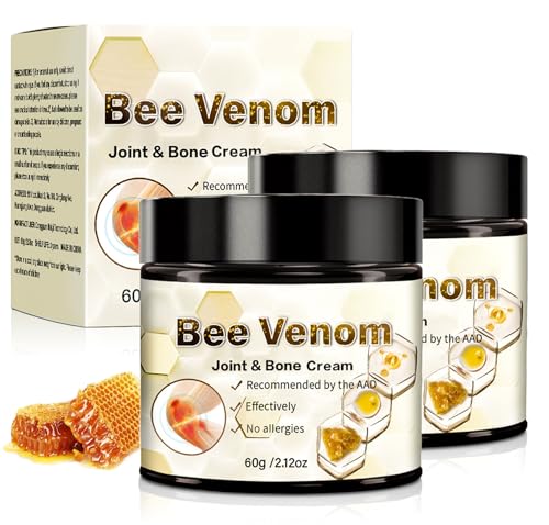 KEBEGE 2 PCS Bee Venom Arthritis Cream, Bee Venom Advanced Joint Cream, Bee Venom Joint Relief Cream, Suitable for Back, Neck, Hands, Foot Joints, Etc