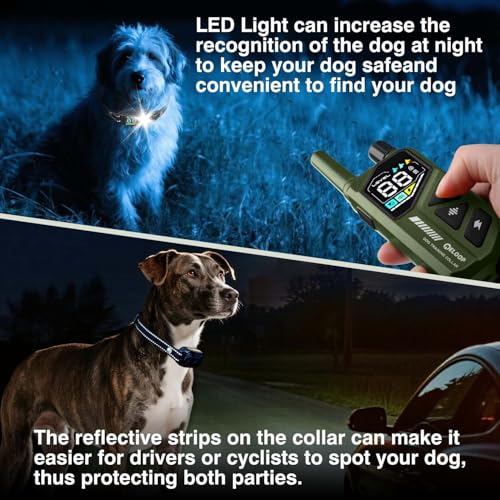 Smart Dog Training Collar for 2 Dogs, 2-in-1 Remote Control Shock Collar with AI Anti-Barking Device for Small/Medium,/Large Dogs, IPX7 Waterproof - Image 7