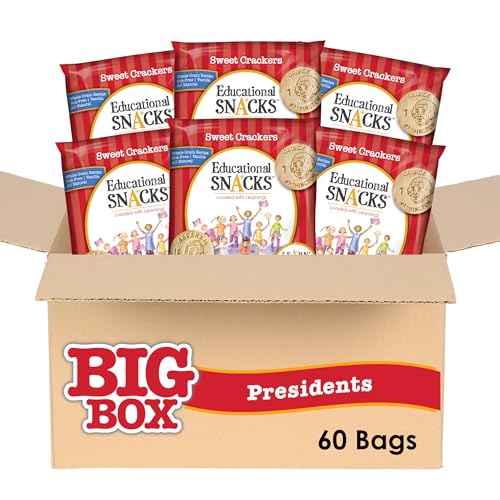 EDUCATIONAL SNACKS – U.S. Presidents Edition | Nut-Free, All-Natural Educational