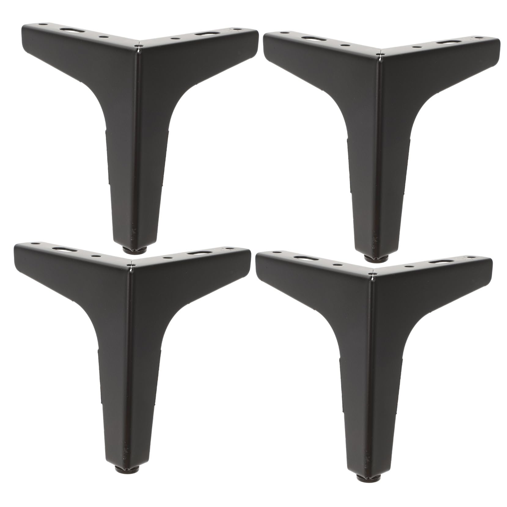 Patas de muebles triangulares de hierro reforzado Baluue para soporte de camas