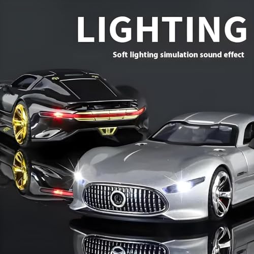 Image of Mashes Mercedes Benz Gran Turismo SUV Car 1:32 Scale Model Car Exclusive Alloy Metal Pull Back Die-cast Diecast Metal Pullback Toy Openable Doors & Light Music Best Gifts Kids【Colors as Per Stock 】