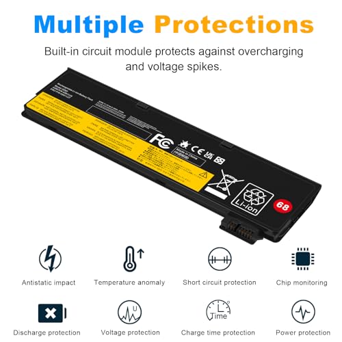 Image of Fancy Buying 0C52861 0C52862 Battery for Lenovo Thinkpad L450 L460 L470 T440 T440s T450 T450s T460 T460P T470P T550 T560 K2450 S440 S540 P50S W550 W550S X240 X250 X260 X270 Series 45N1128 45N1734