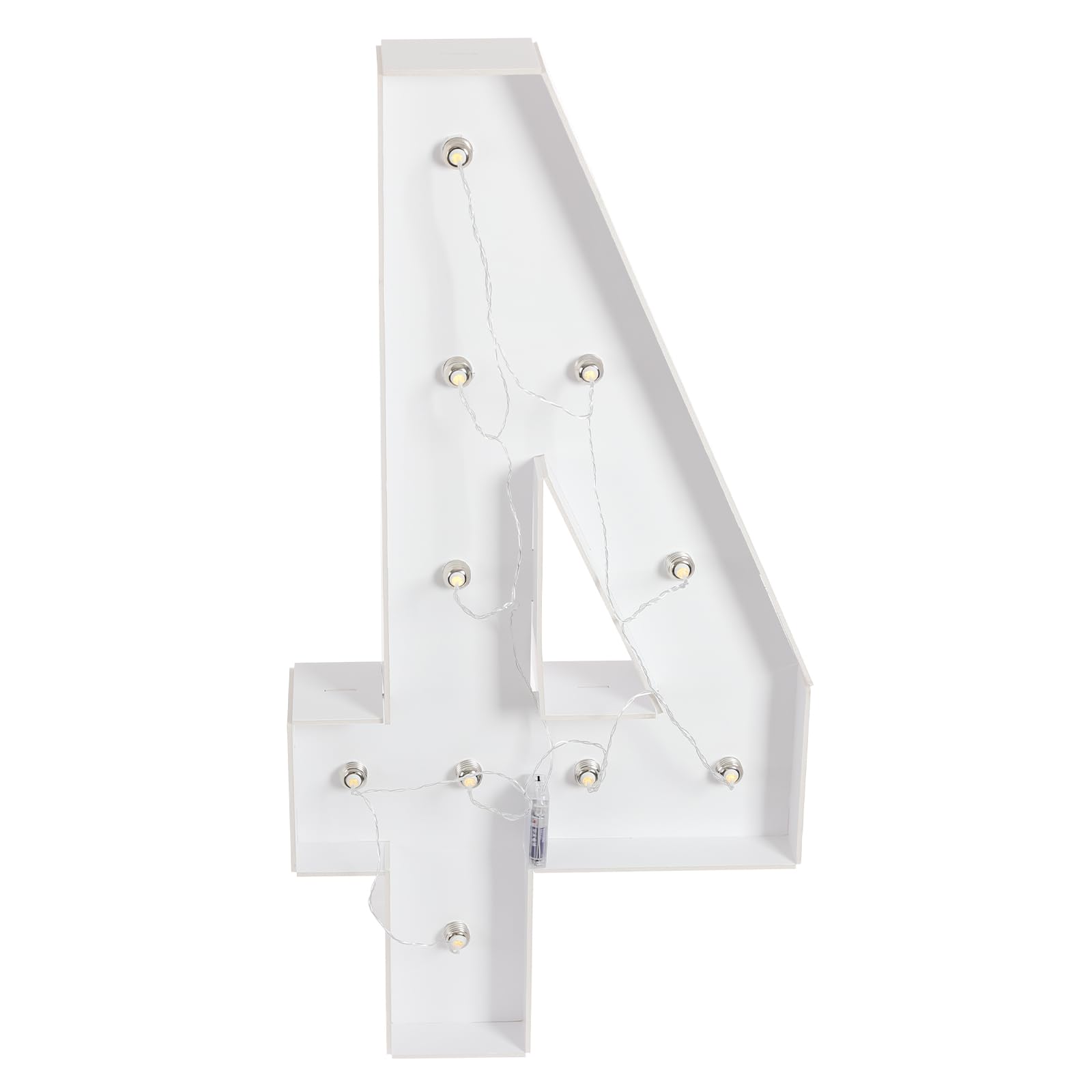100cm Light Up Number, LED Number Sign, Birthday Party Decoration(4)