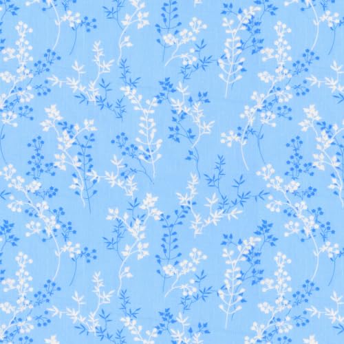 Image of Home Ecstasy 100% Cotton Mulmul Reversible Dohar for Single Bed 210 GSM (56 x 88 inches), Blue