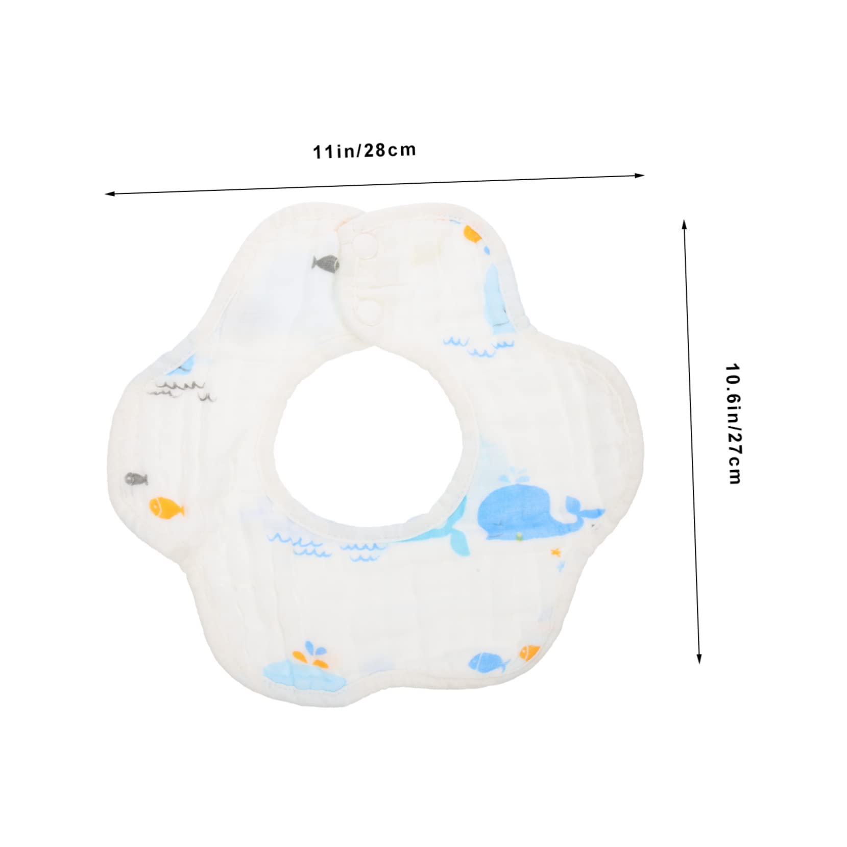 Hohopeti 12stücke Teiliges Baumwoll-lätzchen Für Junge Mädchen Cartoon-design Atmungsaktive Weiche Und Langlebige Spucktücher Für Neugeborene Und Kleinkinder Handwaschbar Und Farbecht