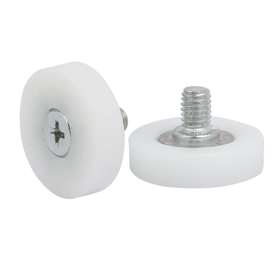 Aexit DR26C1L8 M6x8mm Material handling Thread 26mm Dia Idler Bearing Pulley Wheel 2pcs Model:32as611qo298