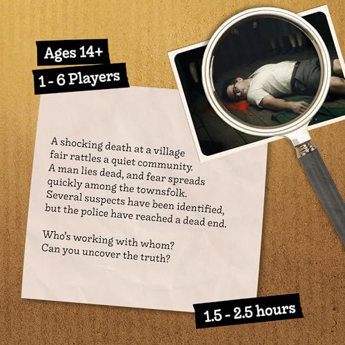 Juego de Mesa Murder Mystery - Investigación Detective miniatura 2