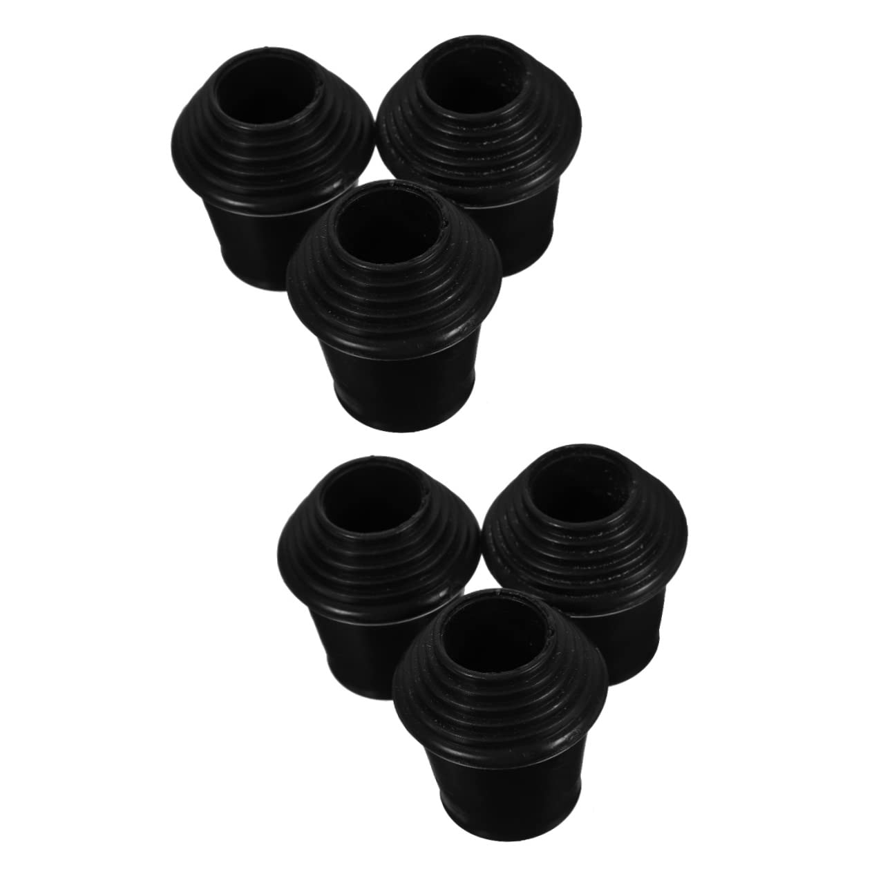 Totority 6 Pcs Drum Leg Bracket Pads Drum Stand Feet Drum Hardware Drum Mute Drum Dampener Stool Mat Drum Stand Protectors Bass Drum Electronic Drum Sticks Drum Practice Pad Black Rubber