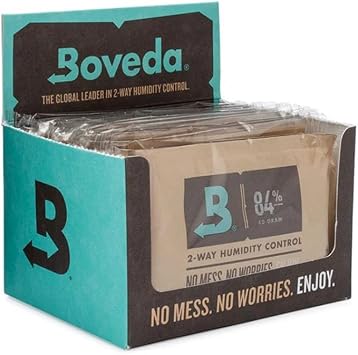 Boveda 84 60g Humidor Cigar Box Humidifier 12 Pack Pure Water and Gel Gift
