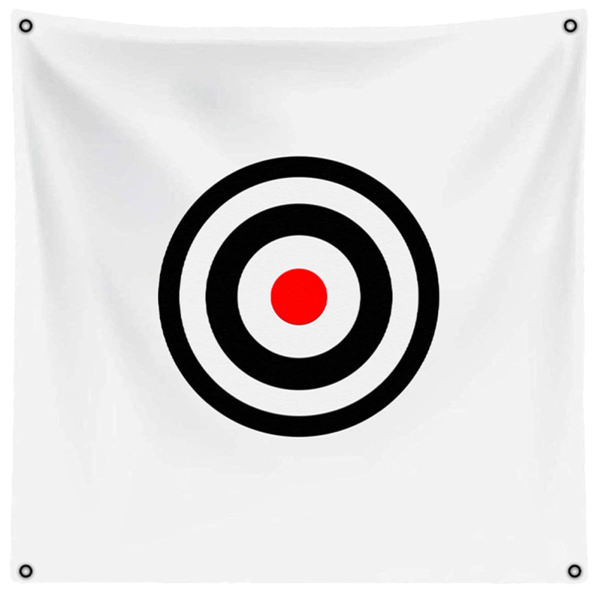 VICASKY Golfschlagstoff Zielnetz aus Canvas Faltbar Weiß für Golf Übung Absorbiert Schlagkraft für Profi und Amateurgolfer Schlagnetz für Indoor und Familienfeiern