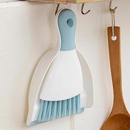 Kehrschaufel Besen Kehrschaufel – kleines Besen- und Kehrschaufel-Set, Mini-Besen und Kehrschaufel, kleine Kehrschaufel und Bürsten-Set für Hausreinigung, Sofa, Schreibtisch, Meerschweinchenkäfig, – Bild 8