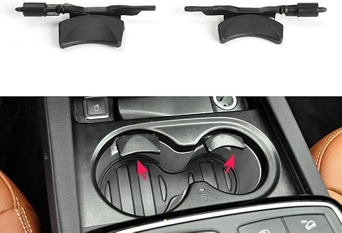 Miniatura 7 de Consola central de coche Soporte para vasos de agua Soporte para bebidas Soporte de bebidas Hebilla de fijación para Benz GL ML GLS Clase W166 GLE