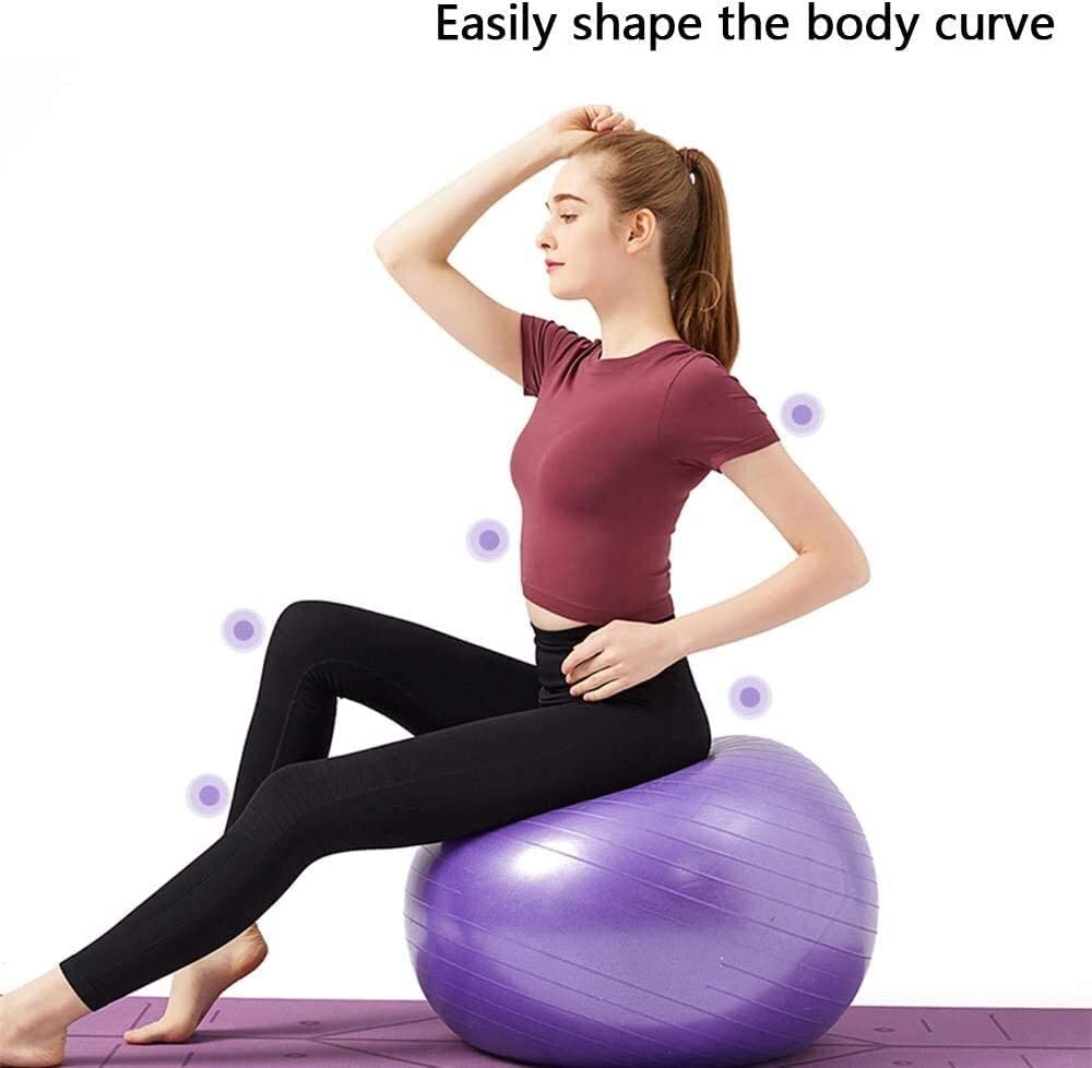WDX- Palla da fitness Palla da pilates Palla da yoga Palla da parto con pompa ad aria for la palestra domestica Equilibrio for il fitness Equilibrio for aiuti alla nascita. perdere peso ( Color : Mult