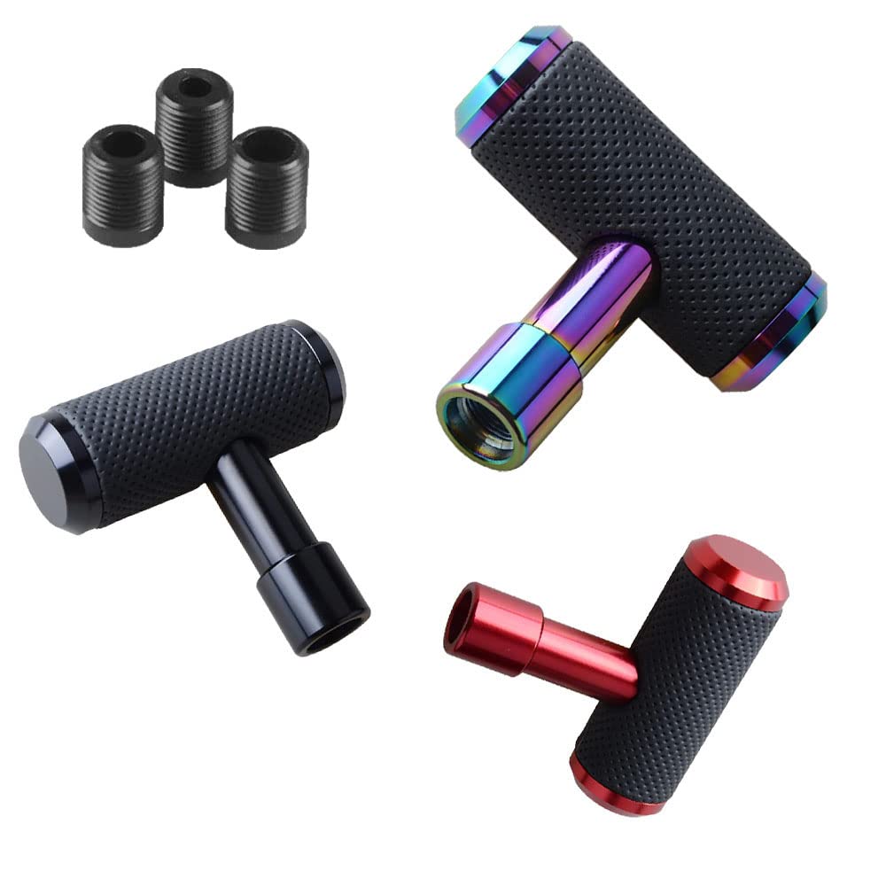 Amazon.co.jp: SC RASING T字 T型 シフトノブ レッド 赤 飛行機 車 