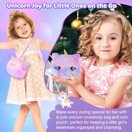 Image of Jenria Unicorn Gift for Girls, Kindergarten Graduation Gifts, Birthday Gifts for Girls Age 3 4 5 6 7 8 9 10 Years Old Girl, Gift Ideas, Girls Toys Age 6-8, Unicorn Toys for Daughter, Niece