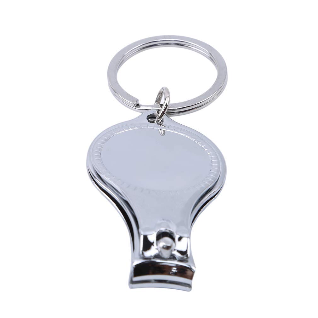 Nail Clipper Multifunction Keychain Nail Clippers Bottle Opener 3 in 1 Nail Clipper Bottle Opener Key Ring Manicure