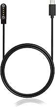 1 Pièce Câble USB Magnétique Compatible avec PLAUD Note AI Voice Recorder, Câble de Recharge Remplaçable pour Enregistreur Vocal, Charge Rapide, Connexion Magnétique, Câble USB pour Dictaphone