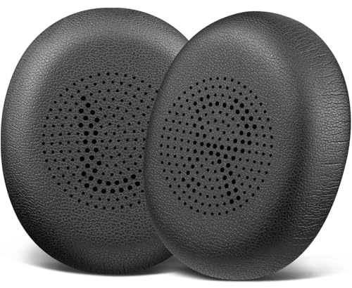 Almohadillas de repuesto SOULWIT para auriculares Yealink UH35/UH37 USB, cojines de cuero proteico suave con espuma de alta densidad - Negro miniatura 1