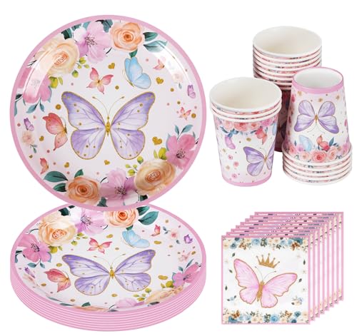 Schmetterling Deko Geburtstag, Homewit 64 Stück Schmetterling...