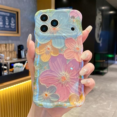 Coque iPhone 16 Plus silicone rigide anti rayure à motif bleu