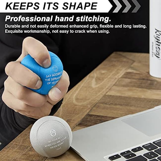 Stress Balls Tri-Density Hand Therapy Exercise Balls for Adults Grips Strength Training Squeeze Ball for Kids