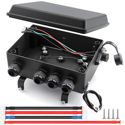 Image of Winch Solenoid Relay Control contactor Box for 8000-17000lbs Electric ATV UTV Winch 12V