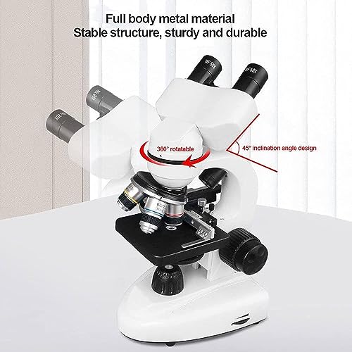 High-Power LED Binokular Compound Labor Mikroskop mit Zubehör für den pädagogischen und professionellen Einsatz