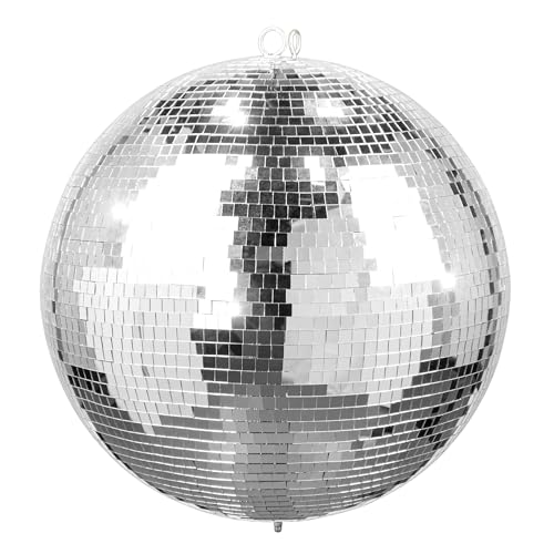 Fuzzix MB40 Bola de discoteca de espelhos de 40 cm - bola de espelho clássica para efeitos de iluminação de DJ, ideia para eventos, discoteca e festas