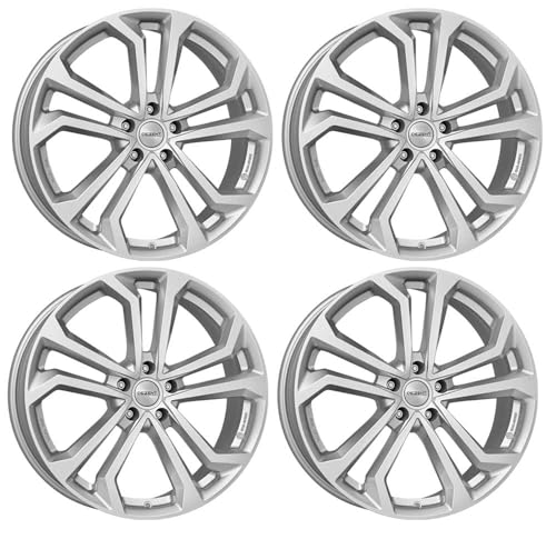 4x Dezent Felgen Alufelgen TA silver 7.5Jx17 ET52 5x112 kompatibel mit BMW 1 2 X1 X2