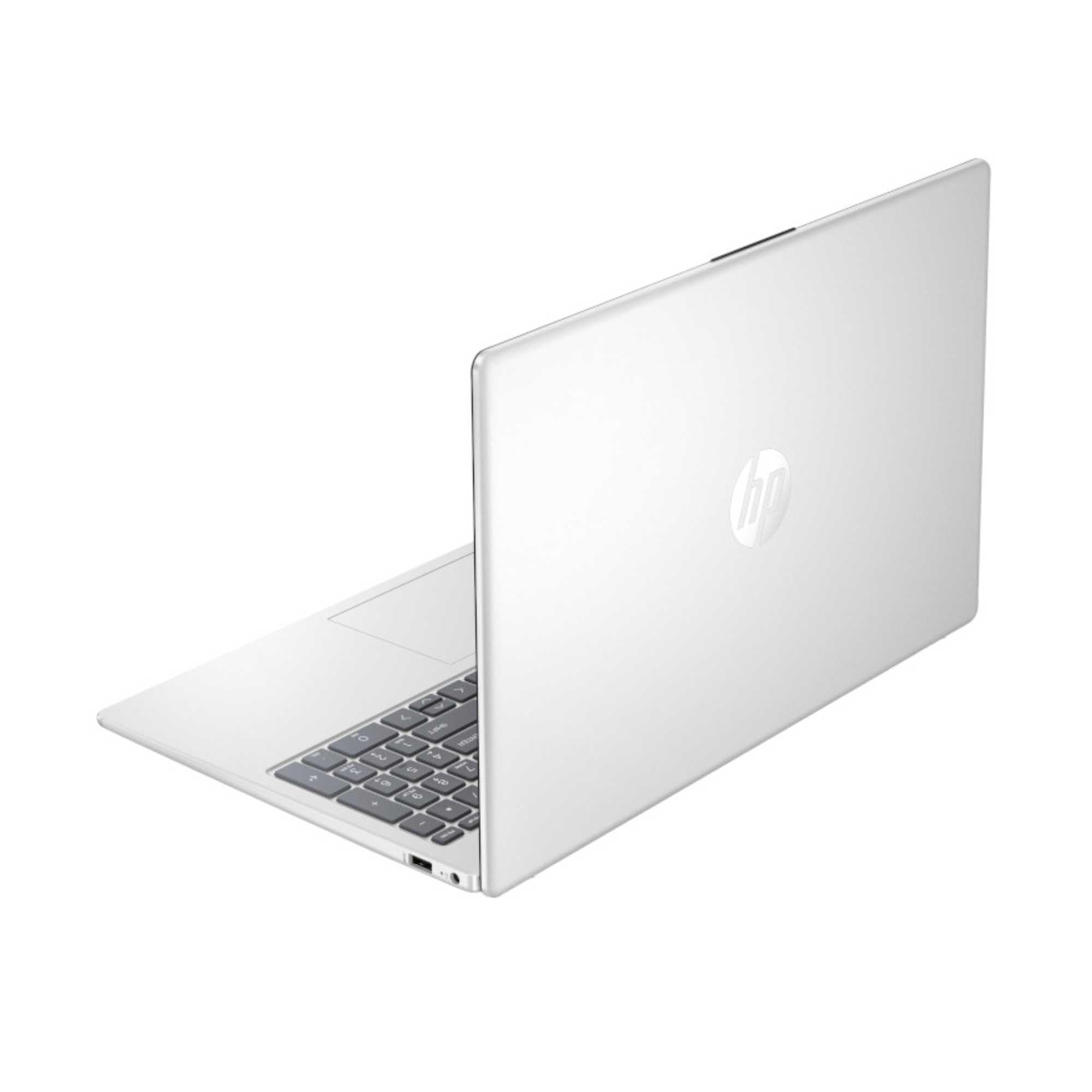 HP 15-fd0261ns - Ordenador portátil de 15.6" FHD (Intel N100, 4GB RAM, 128GB UFS, Intel UHD, Windows 11) Plata - Teclado QWERTY Español - Incluye Microsoft 365 Personal 12 Meses