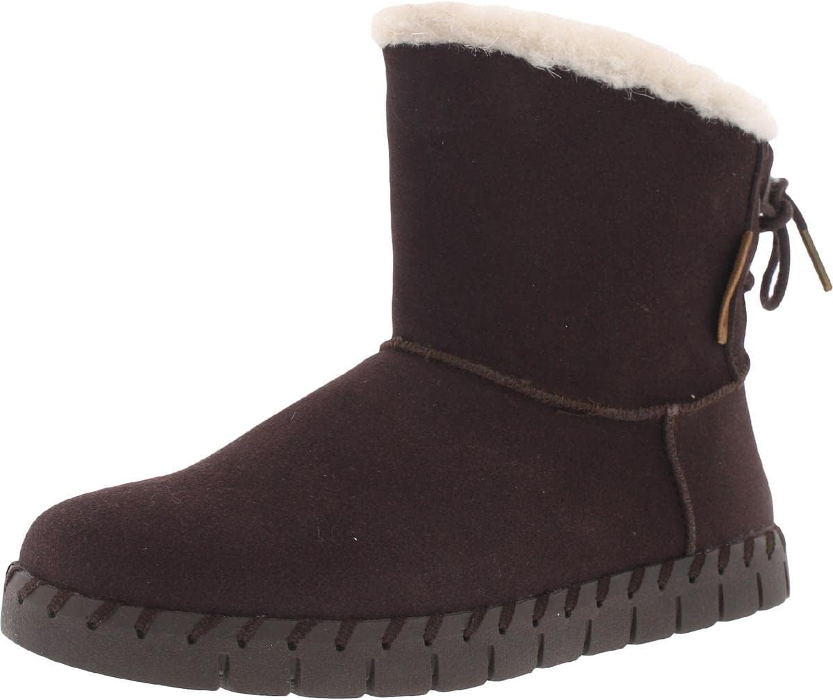 MUK LUKS mens Muk Luks® Women's Flexi Albany Fashion Boot, Chocolate, 8 US