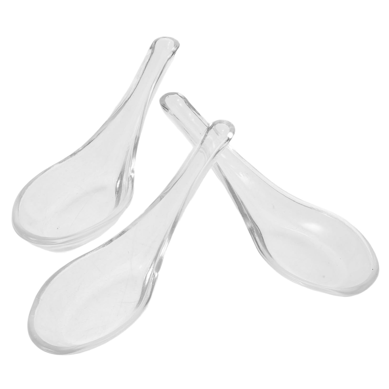Cuillères en verre réutilisables et élégantes COLLBATH au design épuré contemporain